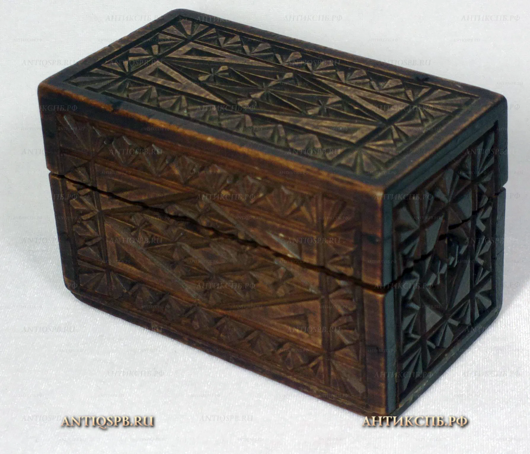 Шкатулка для игральных карт. Нач. ХХ века. Россия. №18716